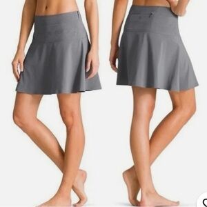 Athleta Everyday Swing Skirt/ Skort Blue Gray
